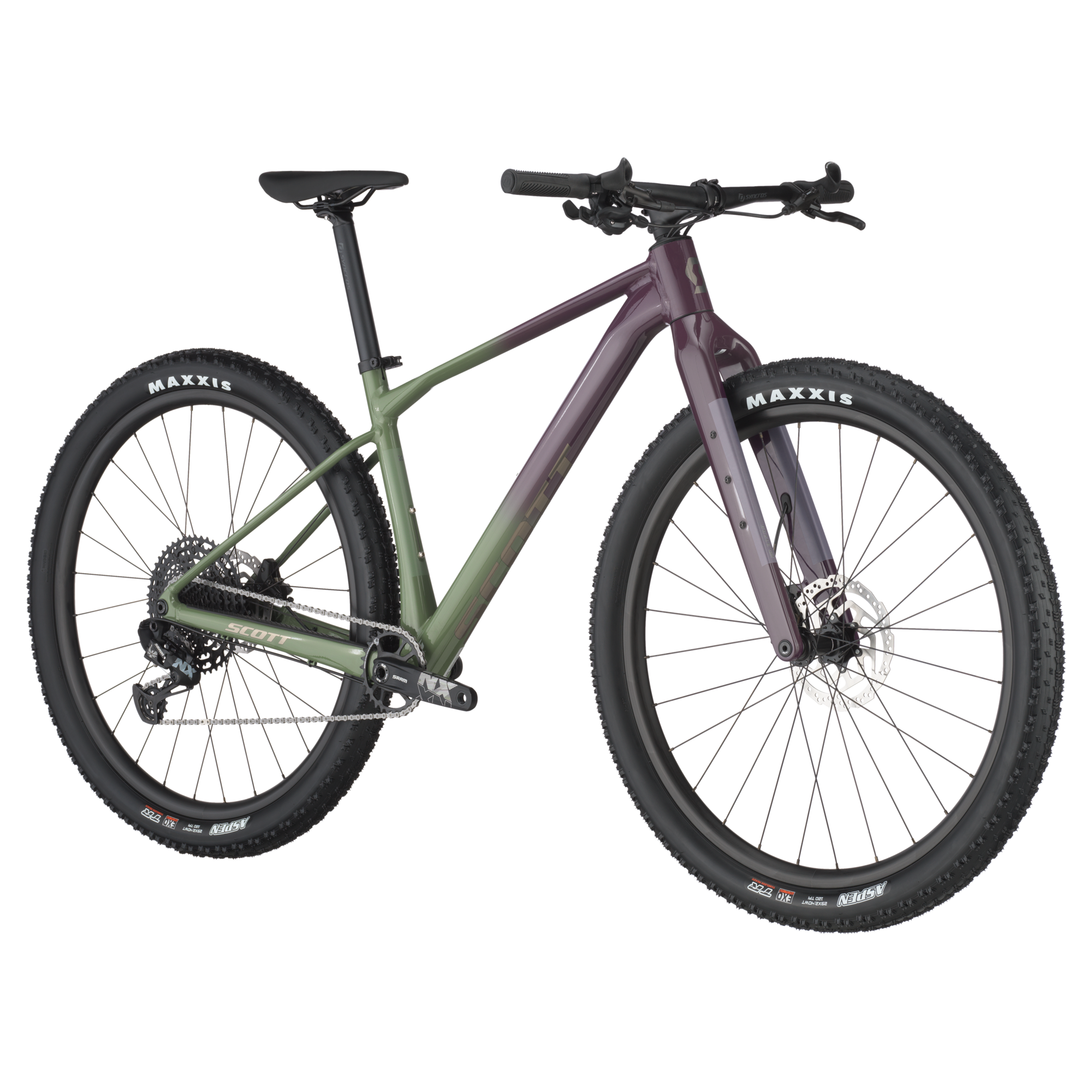 Scott Scale Gravel 20 Bike Olivine Green Blackberry 2025