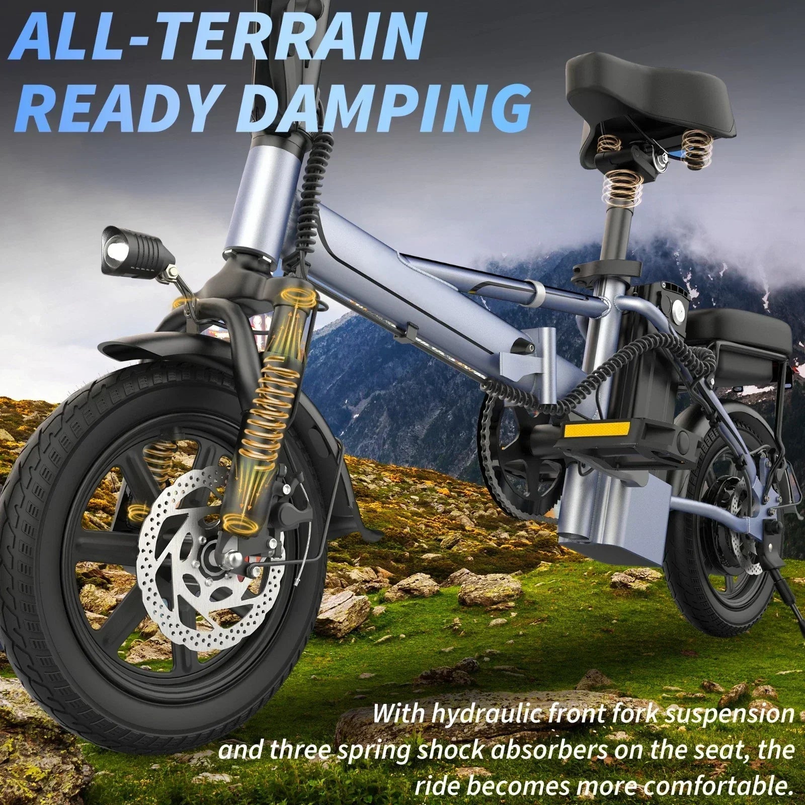 Refurbished Folding Electric Ebike 10.5ah Range 40KM
