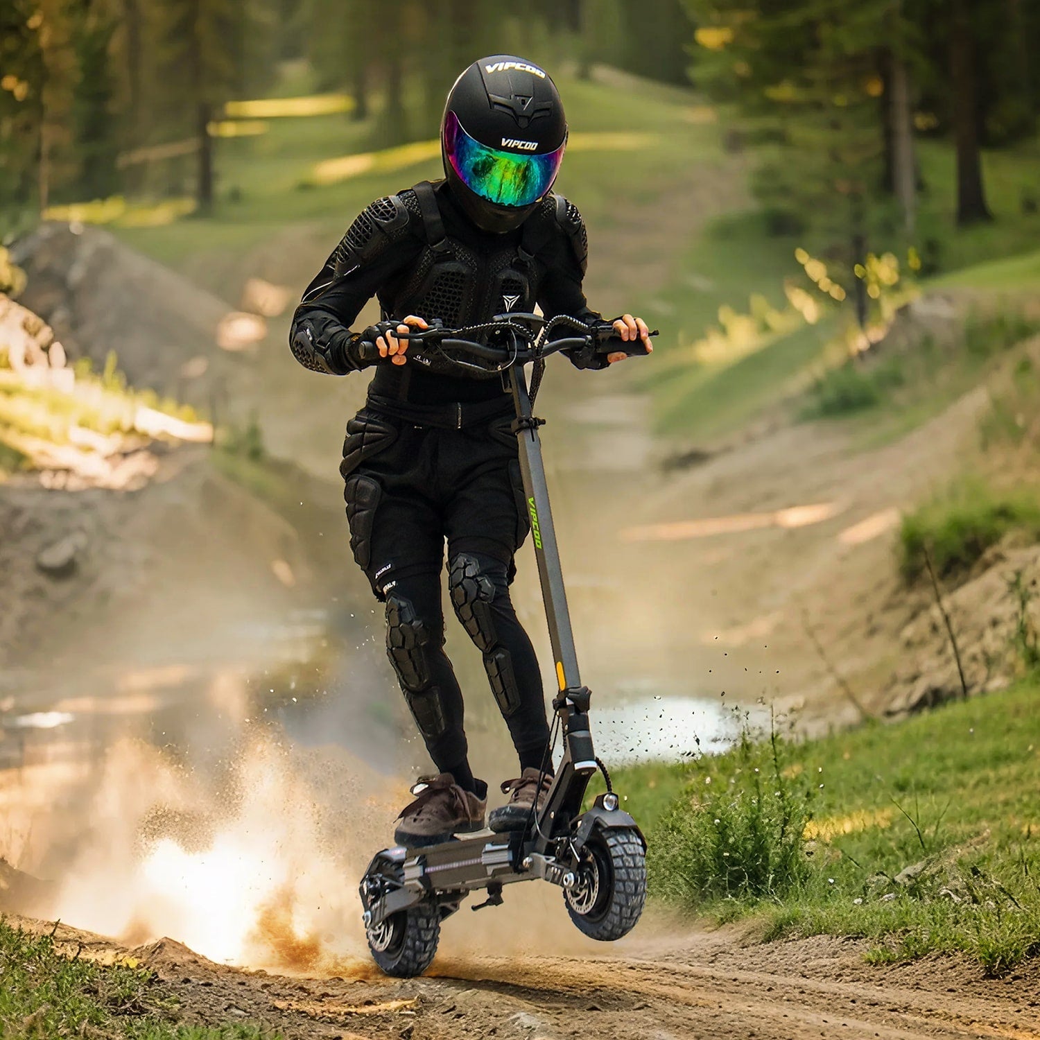 VIPCOO VS6 Pro Dual Motor Electric Scooter | 2400W, 37 mph, 40-Mile Range