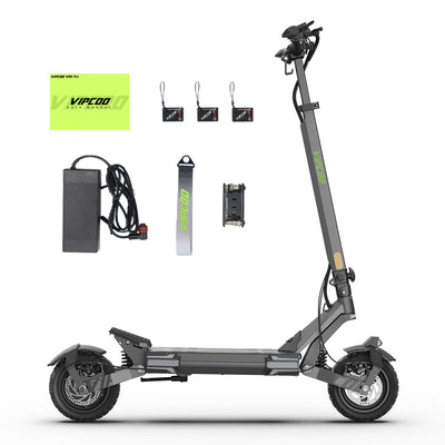 VIPCOO VS6 Electric Scooter | 1000W, 28 mph, 34-Mile Range, NFC Smart Unlock