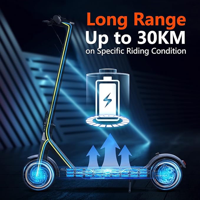 AOVOPRO ESMAX Electric Scooter 22MPH Adult Folding E-Scooter 14.5AH