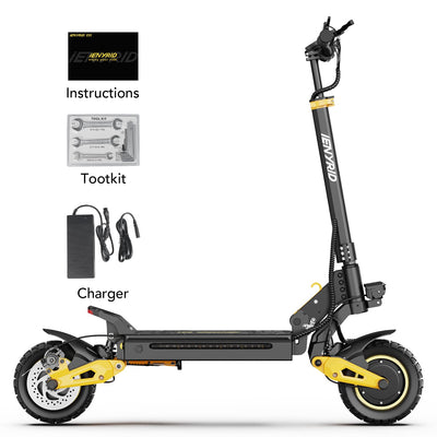 iENYRID ES1 Dual Motor Electric Scooter | 2400W, 37 mph, 37-Mile Range
