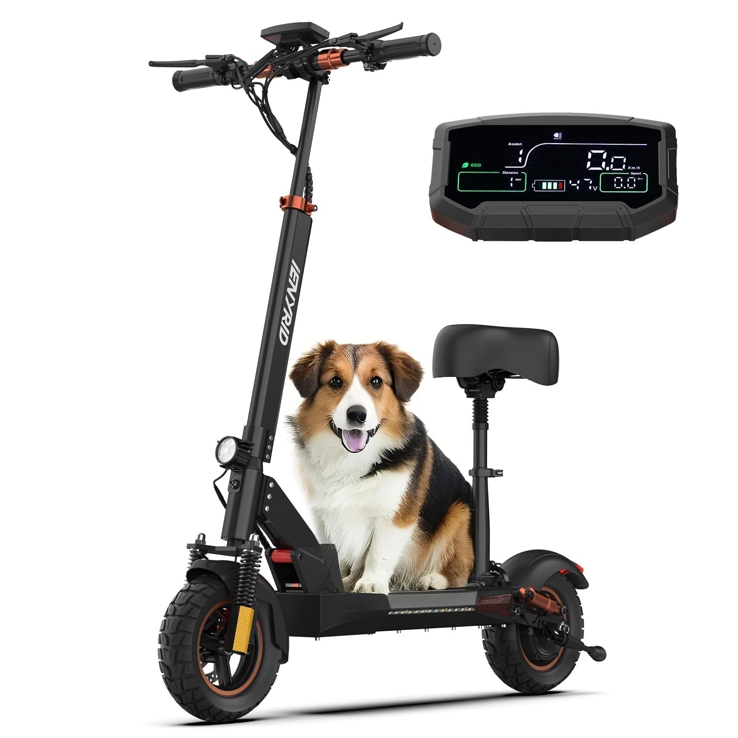 iENYRID M4 Pro S+ Electric Scooter with Seat | 800W Off-Road, 45km/h