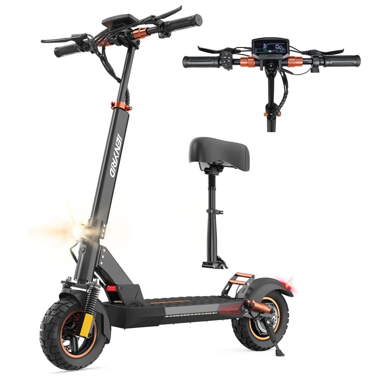 iENYRID M4 Pro S+ Electric Scooter with Seat | 800W Off-Road, 45km/h