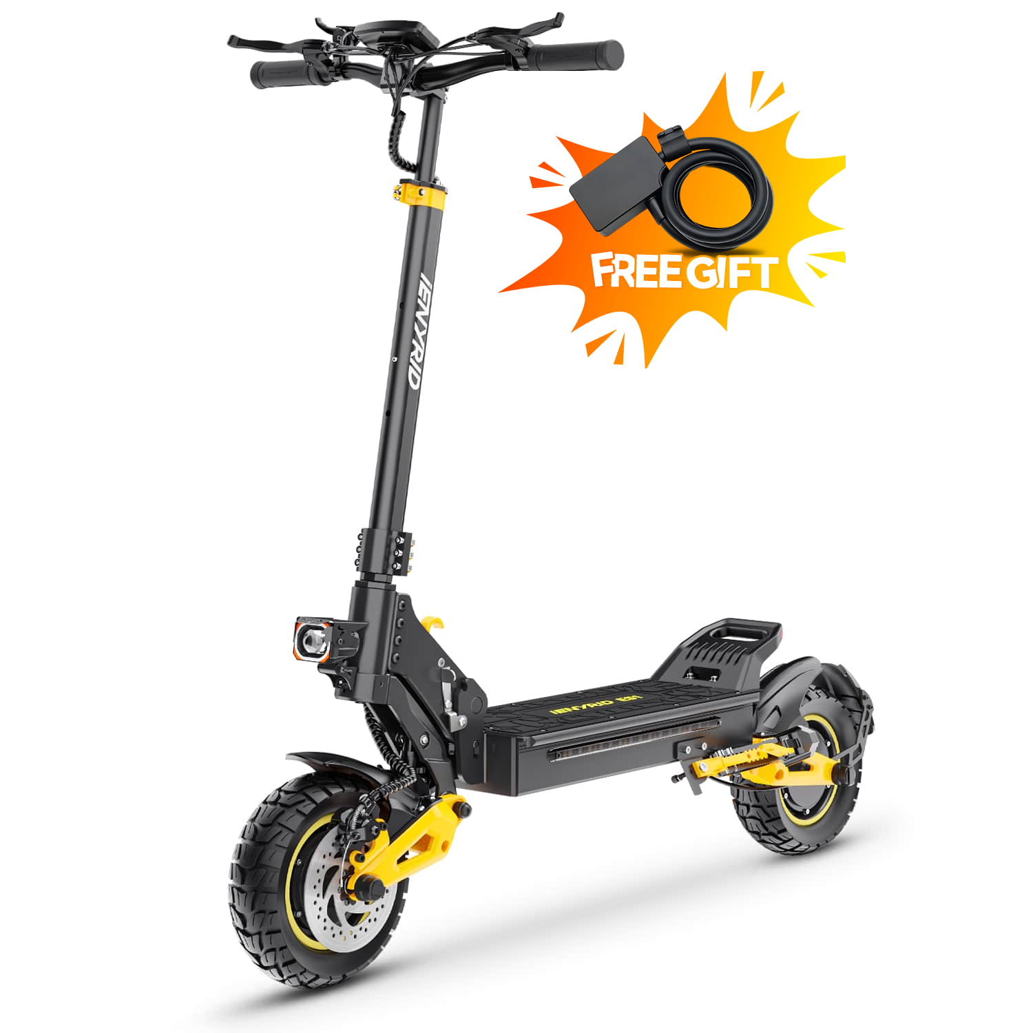 iENYRID ES1 Dual Motor Electric Scooter | 2400W, 37 mph, 37-Mile Range