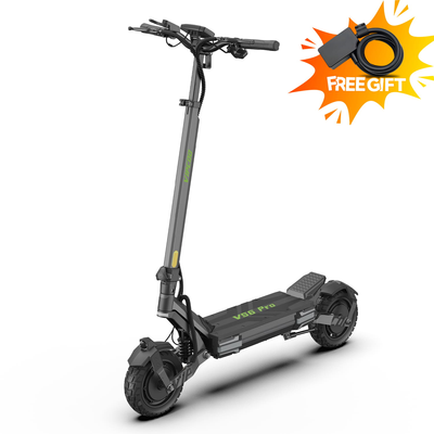 VIPCOO VS6 Pro Dual Motor Electric Scooter | 2400W, 37 mph, 40-Mile Range