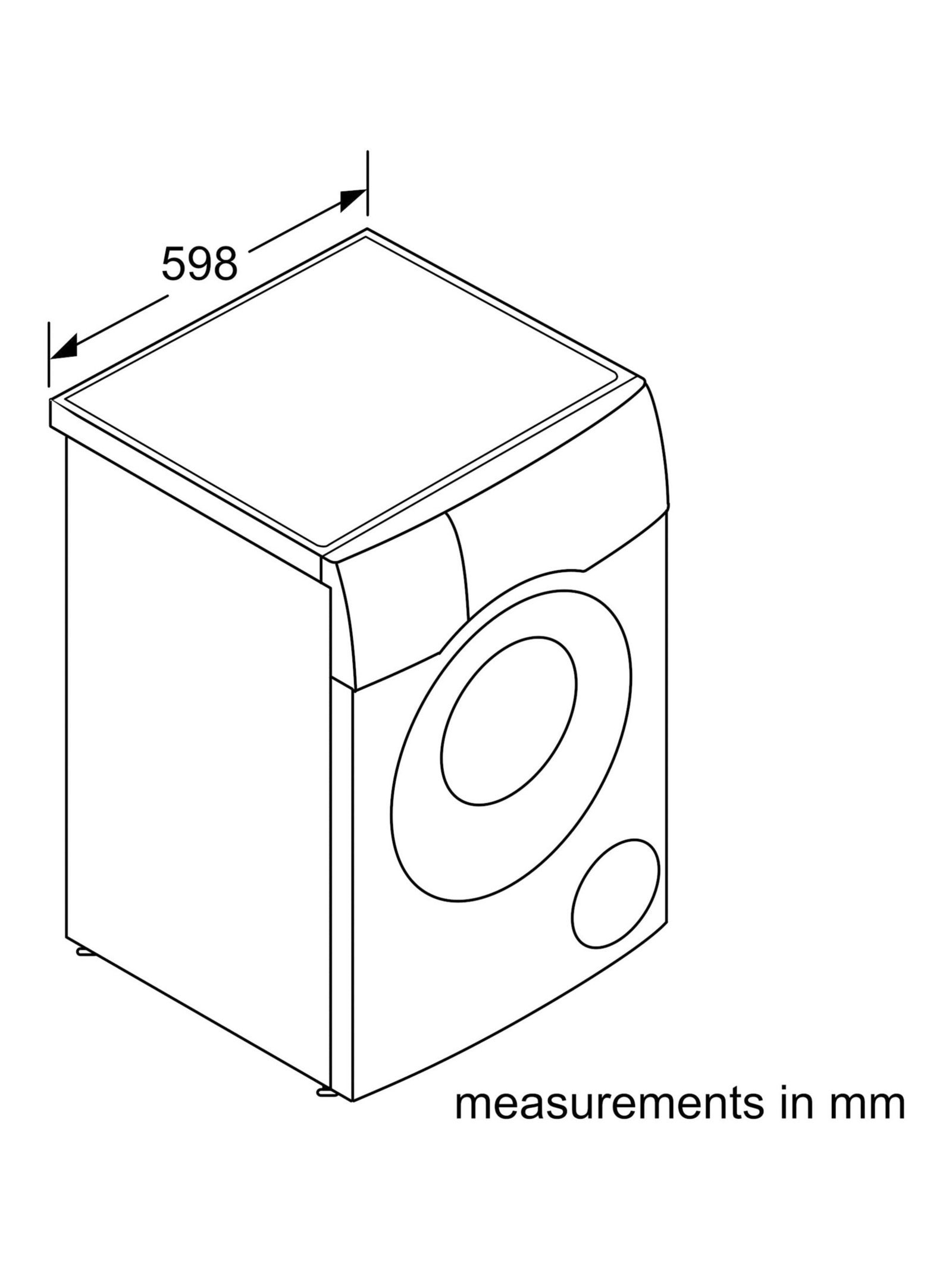 Siemens iQ700 WN54C2ATGB Freestanding Washer Dryer, 10.5kg/6kg Load, 1400rpm Spin, Silver - Image 6