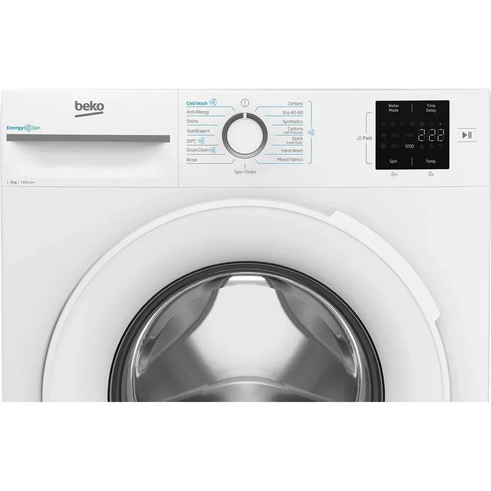 Beko BM3WT3941W 9kg 1400 Spin Freestanding Washing Machine White - Image 3