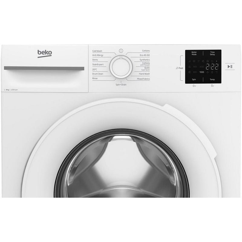 Beko BMN3WT3821W 8kg 1200 Spin Washing Machine White - Image 3