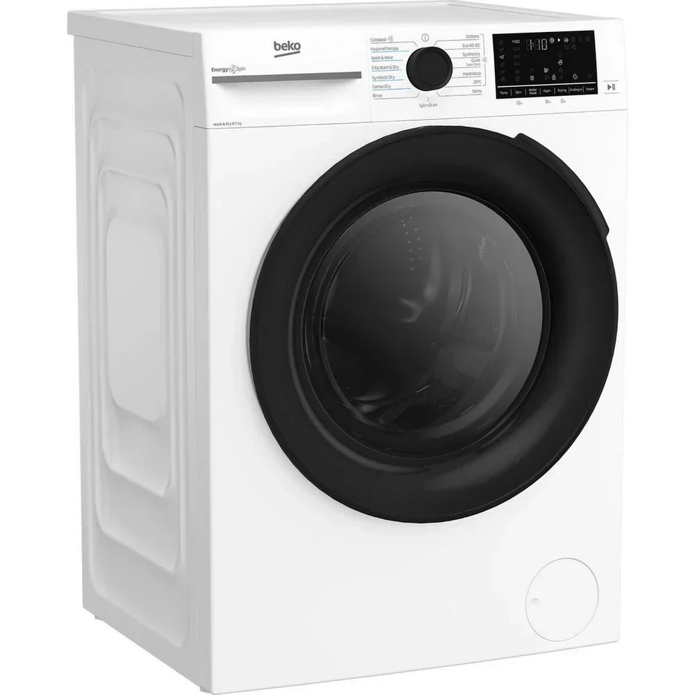 Beko BMND8545UW 8+5kg 1400 Spin Freestanding Front Load Washer Dryer White - Image 4