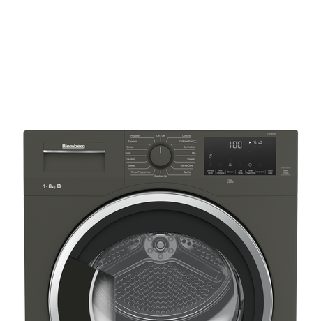 Blomberg LTK38030G 8kg Condenser Tumble Dryer Graphite - Image 2