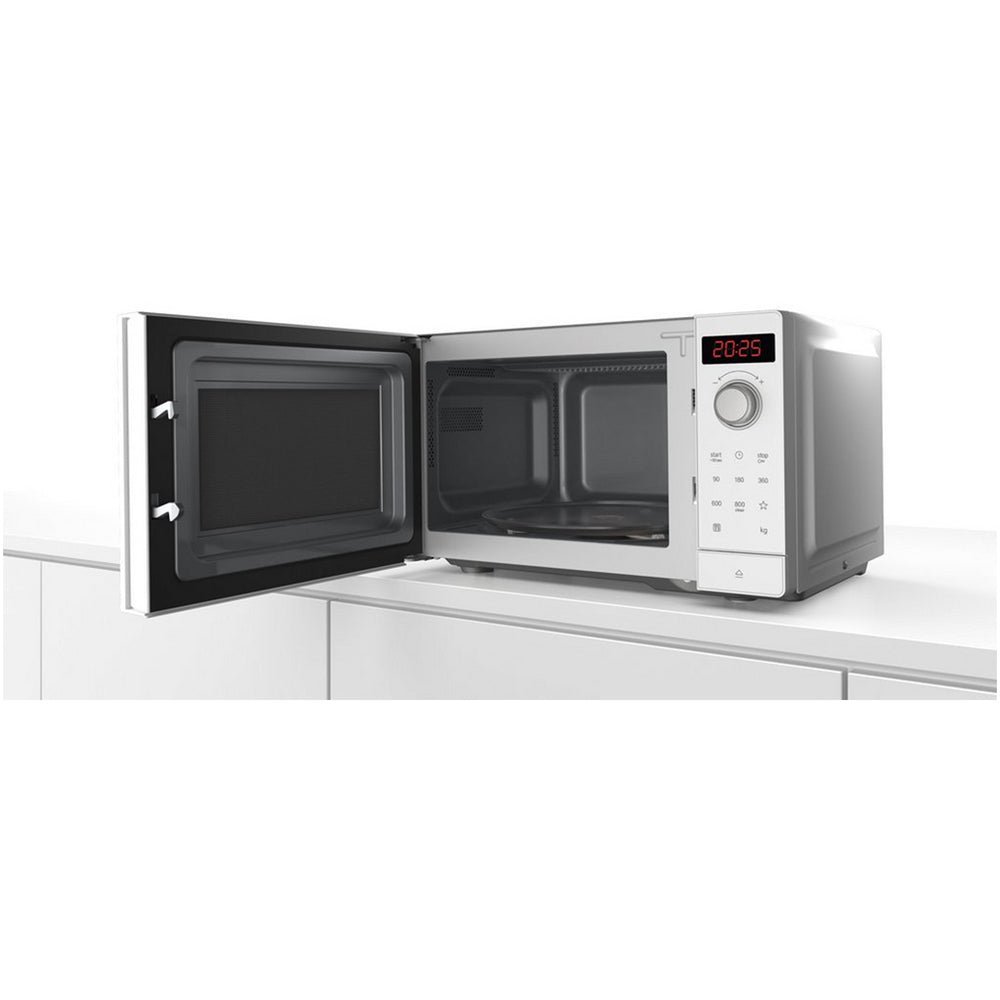 Bosch FFL023MW0B Series 2 Freestanding Microwave White - Image 2