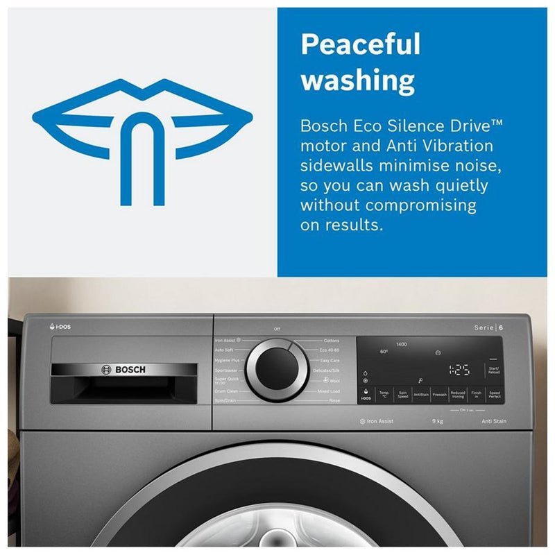 Bosch WGG24400GB Series 6 9kg 1400 Spin Washing Machine White - Image 9