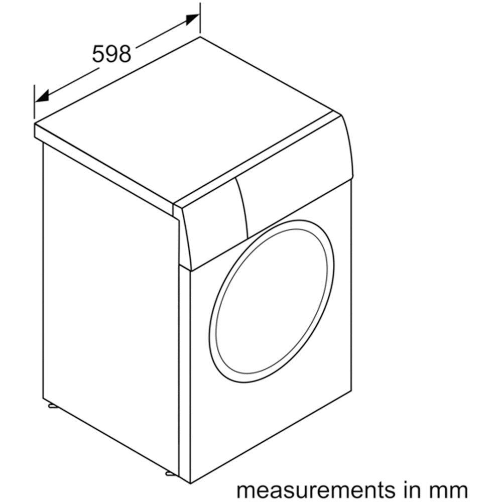 Bosch WGH254A0GB Series 6 1400 Spin 10kg Washing Machine White – A Rated - Image 7