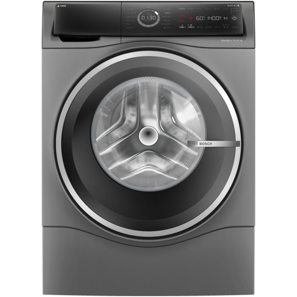 Bosch WNC254ARGB Series 8 10.5+6kg Washer Dryer with 1400 Spin Graphite – D Rated