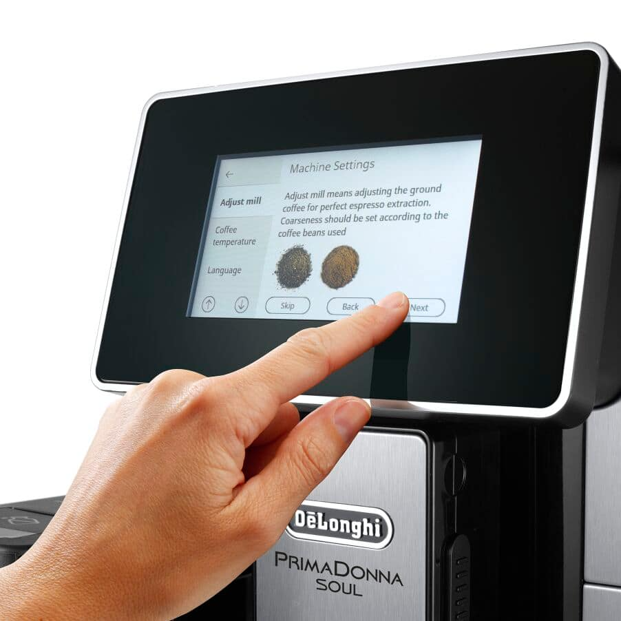 DeLonghi ECAM610.75.M Primadonna Soul Fully Automatic Bean to Cup Coffee Machine Metal Black - Image 3
