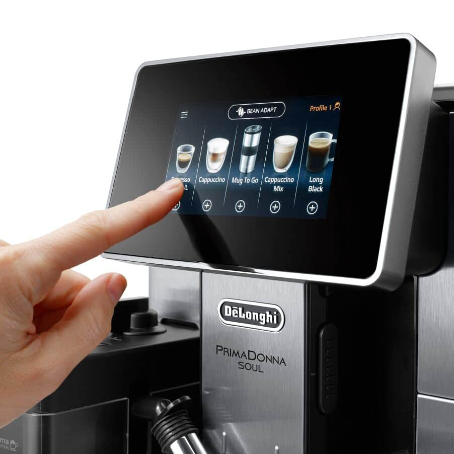 DeLonghi ECAM610.75.M Primadonna Soul Fully Automatic Bean to Cup Coffee Machine Metal Black - Image 2