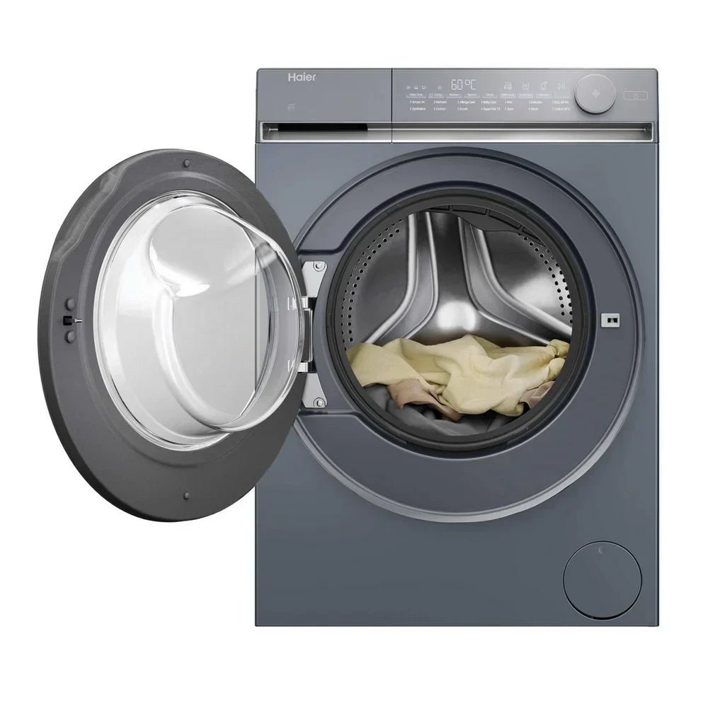 Haier X7 HW100-B14367GUUK 10kg 1400 Spin WiFi Connected Washing Machine Graphite – A Rated