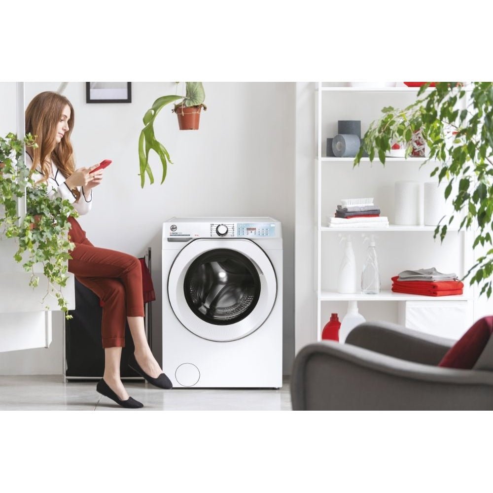 Hoover HWB 410AMC 1-80 10kg 1400 Spin Front Load Washing Machine White – A Rated - Image 5