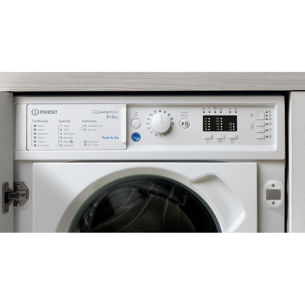 Indesit BIWDIL861485 8 kg Integrated Washer Dryer White - Image 6