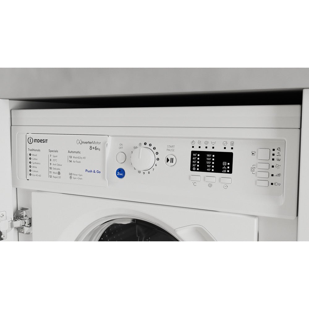 Indesit BIWDIL861485 8 kg Integrated Washer Dryer White - Image 13