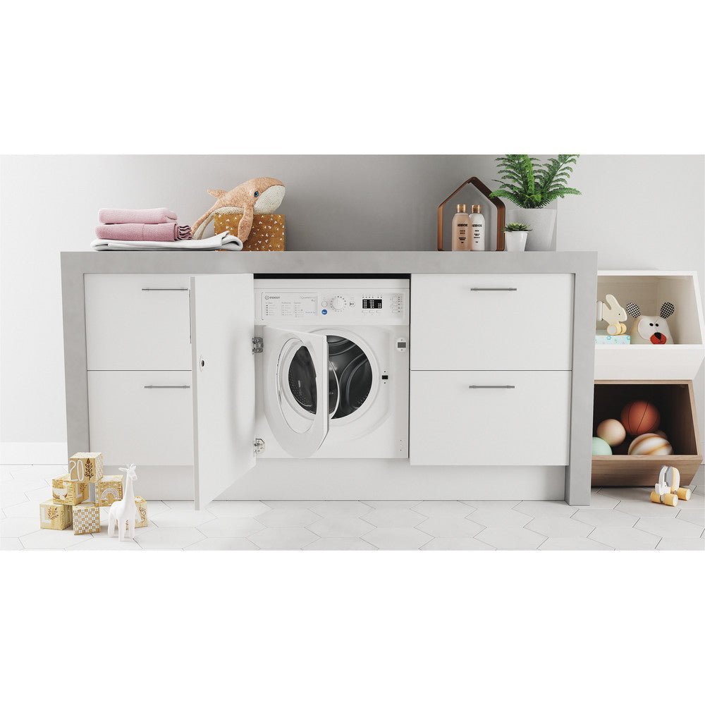 Indesit BIWMIL81485 8kg Built In Washing Machine - Image 11