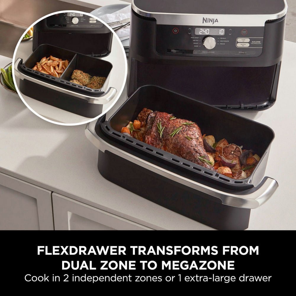 Ninja Foodi FlexDrawer Air Fryer AF500UK 10.4L Black - Image 2