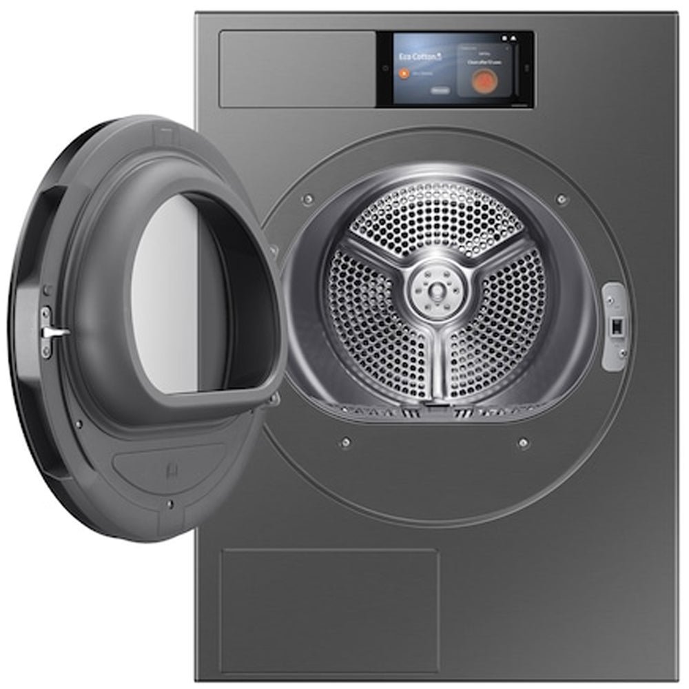 Samsung Series 9 DV90F09F4SU1 with AI Home 9kg Heat Pump Tumble Dryer Dark Steel - Image 9
