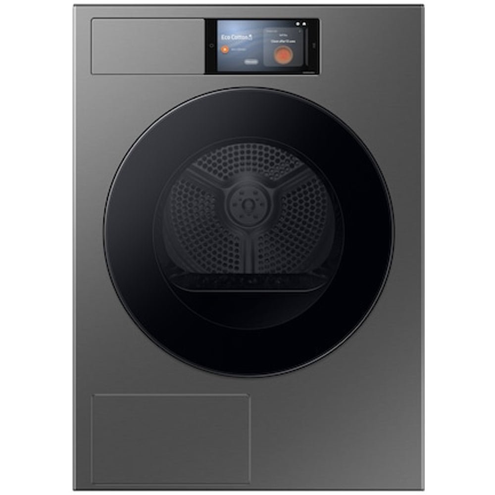Samsung Series 9 DV90F09F4SU1 with AI Home 9kg Heat Pump Tumble Dryer Dark Steel
