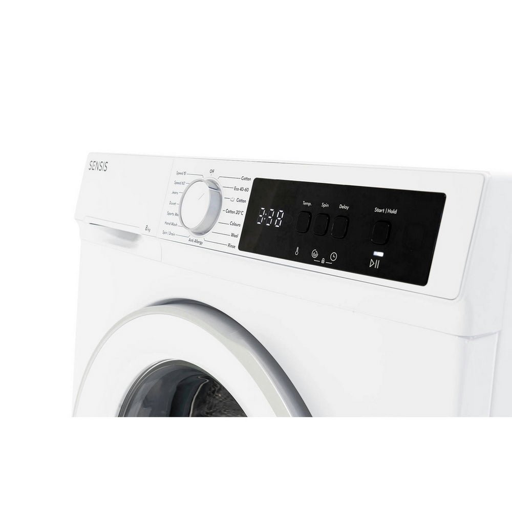 Sensis WMF01814AW 8kg 1400 Spin Washing Machine White - Image 7